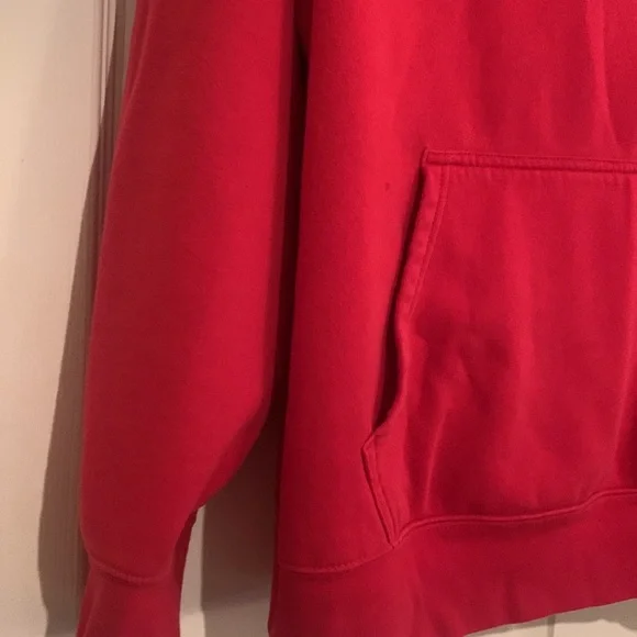 The North Face Red Jacket with Hood and Black Logo - Picture 6 of 10